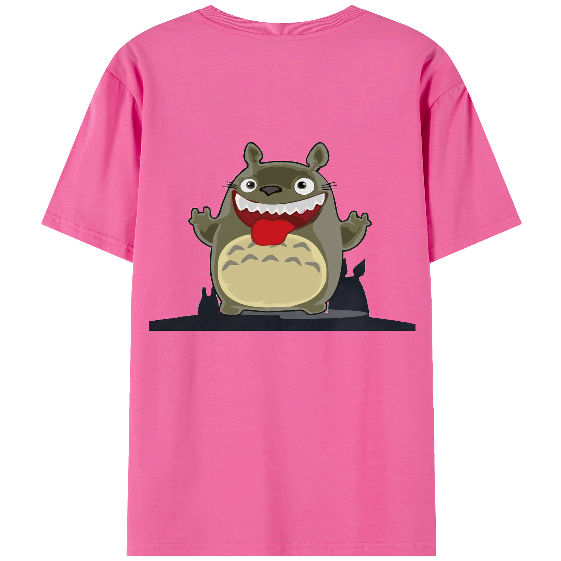 （画像用） となりのトトロ 草壁メイ 草壁サツキ My Neighbor Totoro Satsuki Kusakabe Mei Kusakabe レディース半袖Tシャツ(バックプリント)